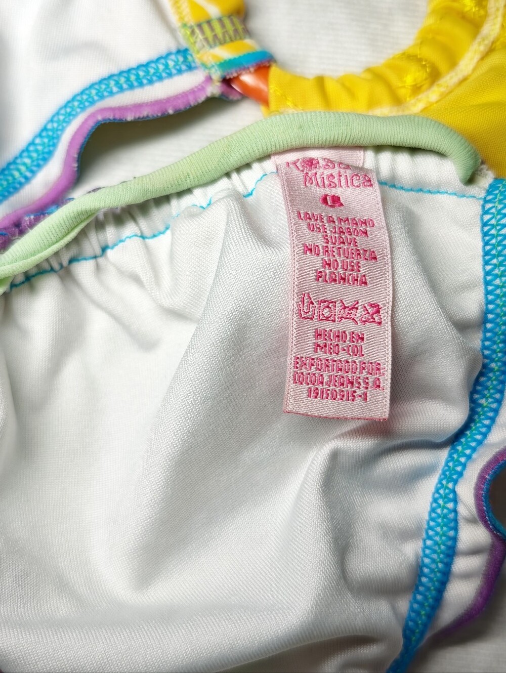 Rosa Mistica Y2k Columbian bikini beaded sequins green yellow blue orange purple - Picture 10 of 10